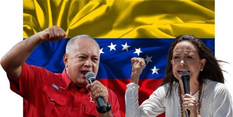 Diosdado Cabello convocó marchas en Venezuela el mismo día que María Corina