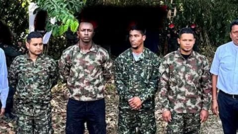 Liberados cuatro soldados secuestrados por el ELN en Arauca