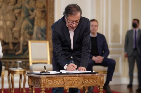 Gustavo Petro firmó el decreto de estado de conmoción interior en el Catatumbo