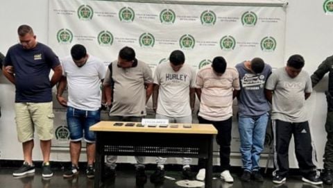 Capturan a ‘Los Taxistas’, banda dedicada a extorsionar en El Poblado