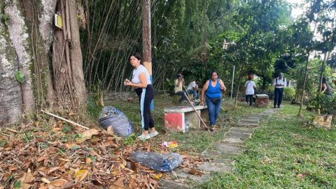 Embellecimiento en la Comuna Cuba del Barrio San Fernando