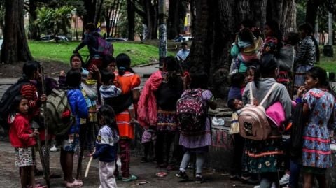 Más de 4.000 indígenas retornaron a Bogotá