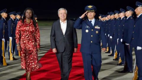 El Secretario General de la ONU, António Guterres, ya se encuentra presente en la COP16