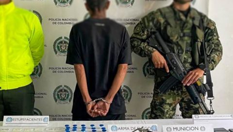 Capturado alias 'Jhon' en Dosquebradas: tenía armas, droga y equipos de comunicación