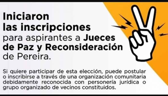 Lista de elegibles. Proceso Jueces de Paz y de Reconsideración