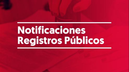 Notificaciones Registros Públicos